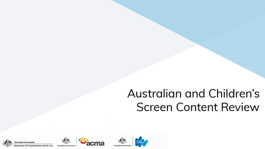 Australian and Children’s Screen Content Review: Consultation Paper Released