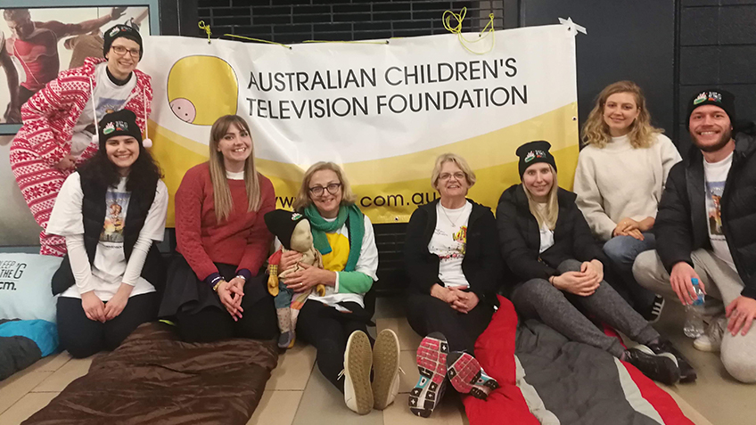 The ACTF’s #SleepAtTheG Team Raises $10,000 for Homeless Youth