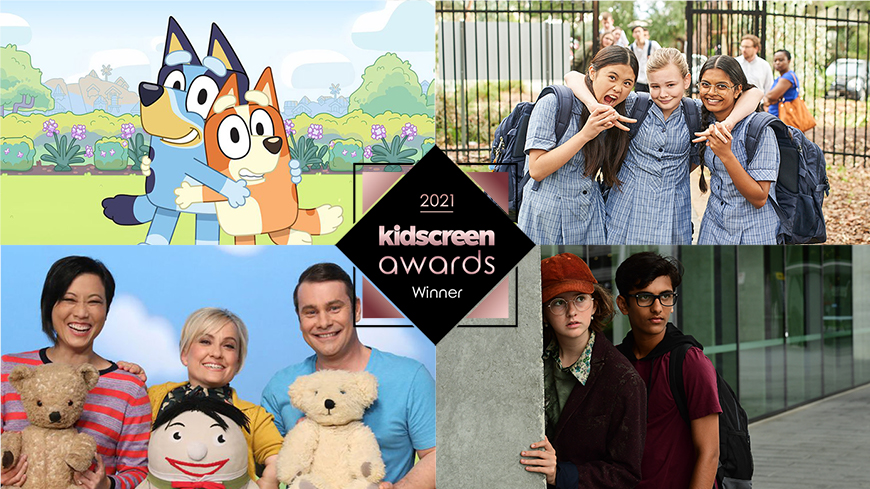 First Day, The Unlisted, Play School and Bluey Win 2021 Kidscreen Awards